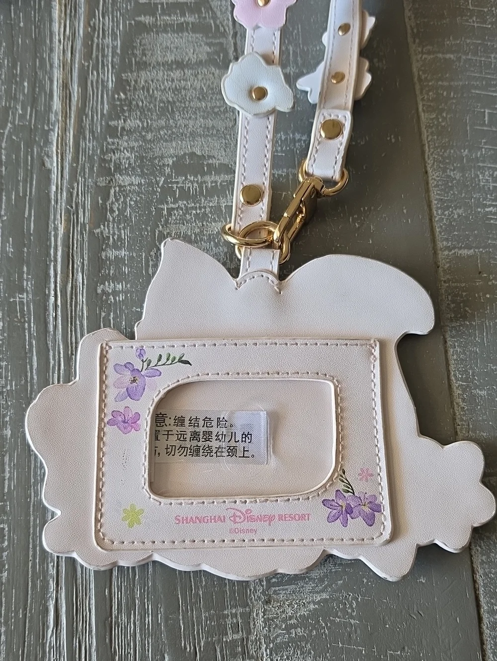 LinaBell Pass Card Holder, Shanghai Disneyland, Pink Fox, Disney Lina Bell